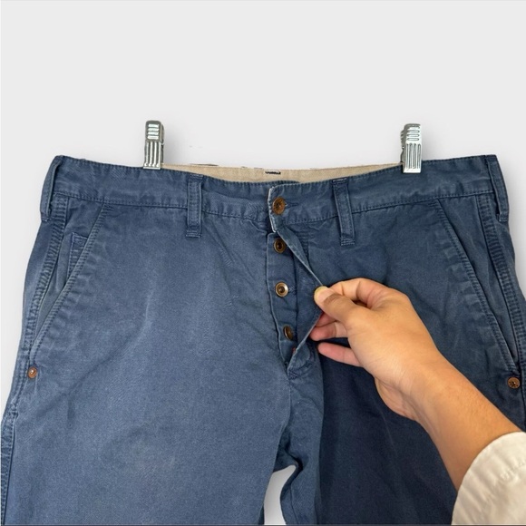 Edwin 55 Chino French Twill Pants 10 Oz Ultra Marine Mens W32 L33 Navy Blue - Picture 4 of 16